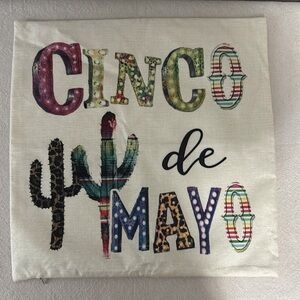 Cinco de Mayo Festive Pillow Cover